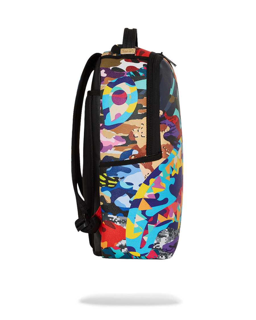 SPRAYGROUND® BACKPACK SLICED AND DICED CAMO BACKPACK