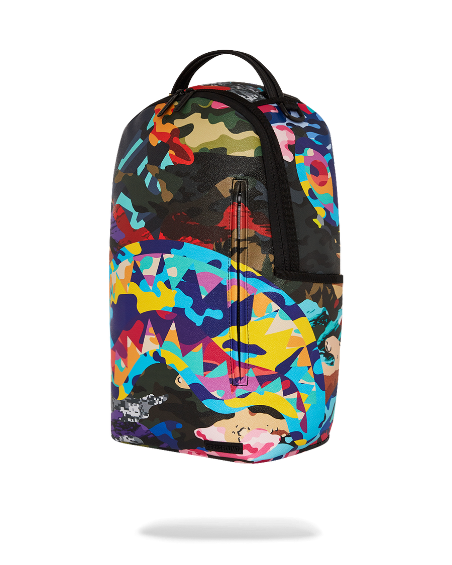 SPRAYGROUND® BACKPACK SLICED AND DICED CAMO BACKPACK