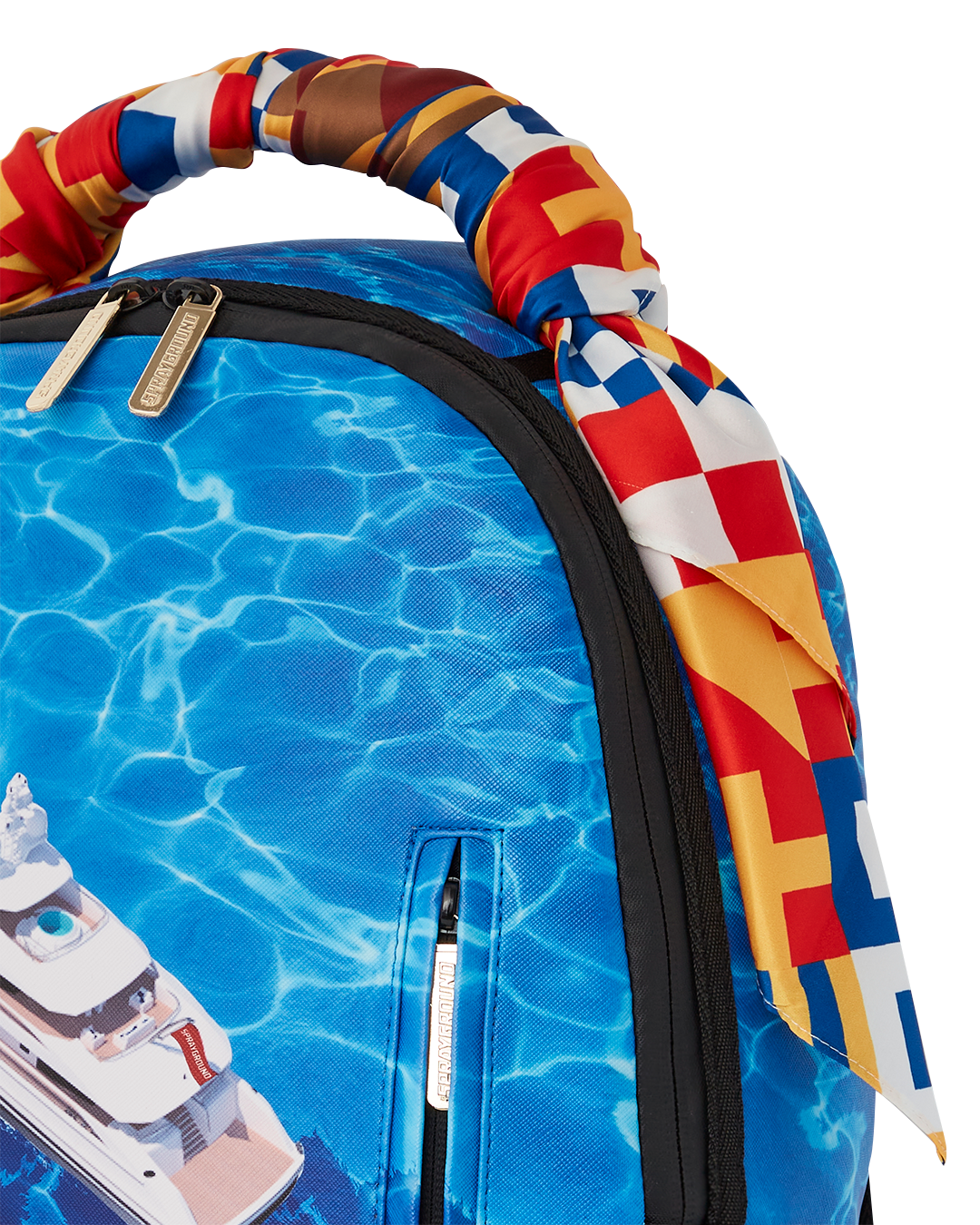 SPRAYGROUND® BACKPACK DEEPSEA ESCAPE BACKPACK W/REMOVABLE SCARF
