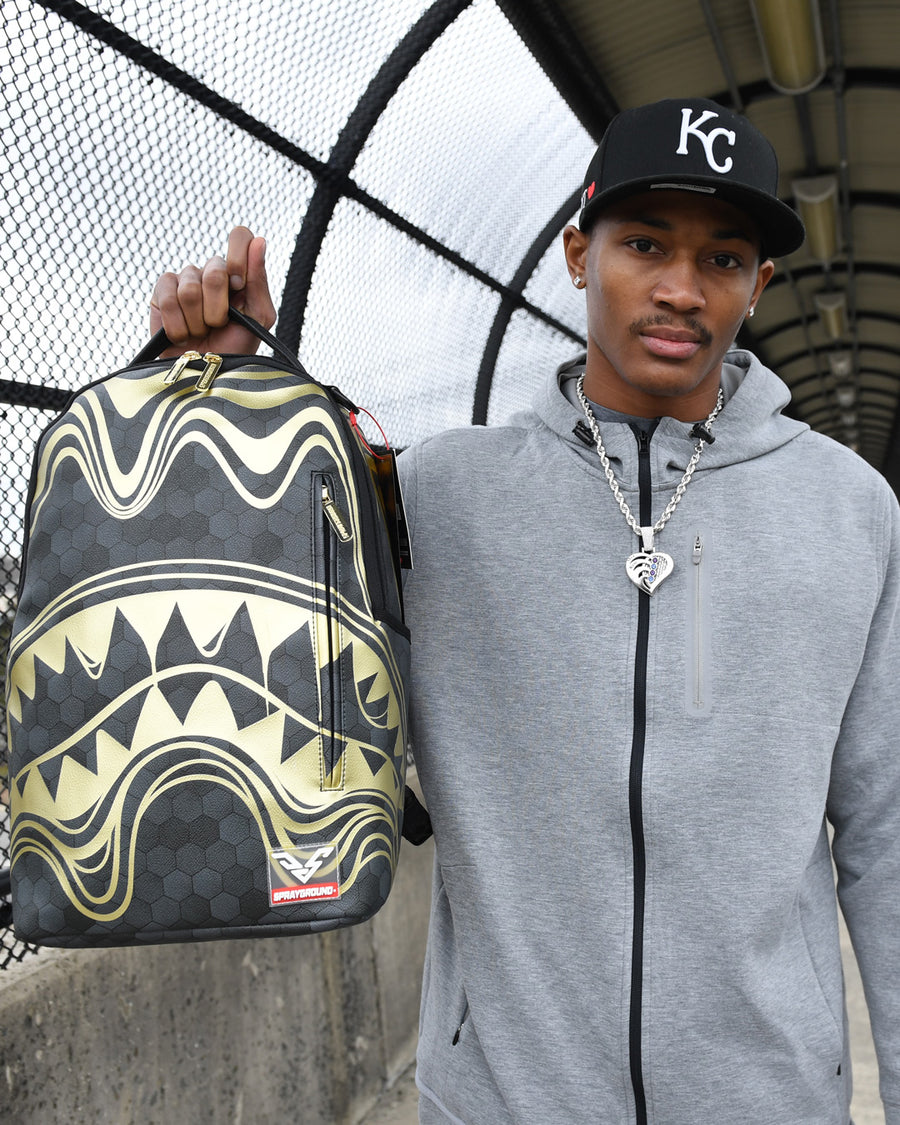 SPRAYGROUND® BACKPACK HONEYCOMB DEVONTA SMITH COLLAB BACKPACK