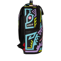 SPRAYGROUND® BACKPACK A.I. PATH TO THE FUTURE III BACKPACK - SANDFLOWER COLLAB (GLOW IN THE DARK)