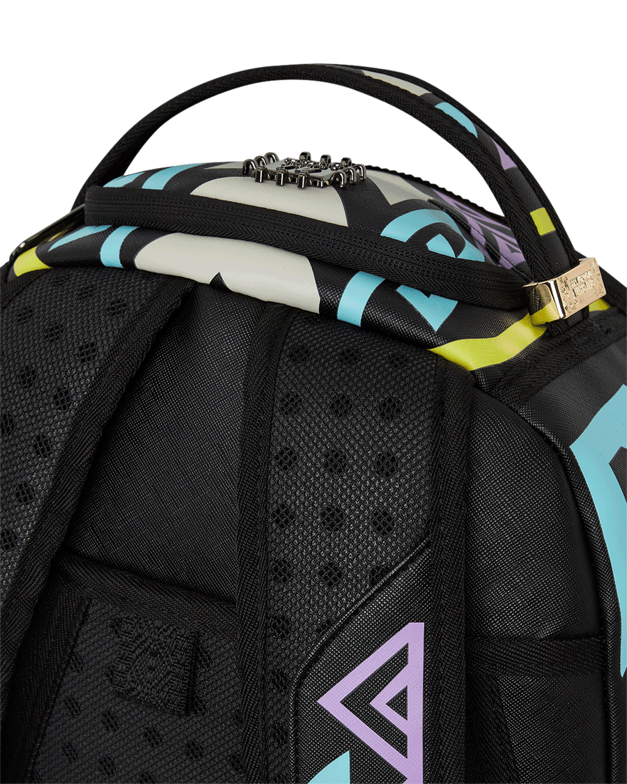 SPRAYGROUND® BACKPACK A.I. PATH TO THE FUTURE III BACKPACK - SANDFLOWER COLLAB (GLOW IN THE DARK)