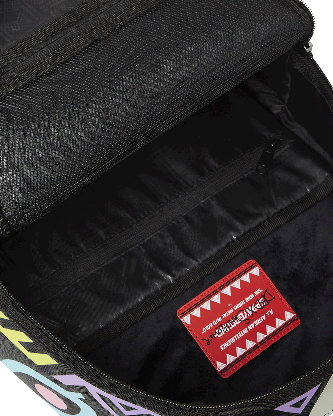 A.I. PATH TO THE FUTURE III BACKPACK SANDFLOWER COLLAB GLOW IN THE SPRAYGROUND