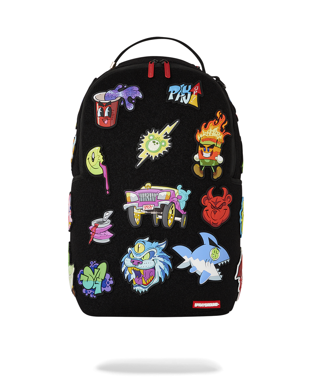 SPRAYGROUND® BACKPACK TRANCE PARTY PATCHES BACKPACK (23 VELCRO REMOVABLE PATCHES)