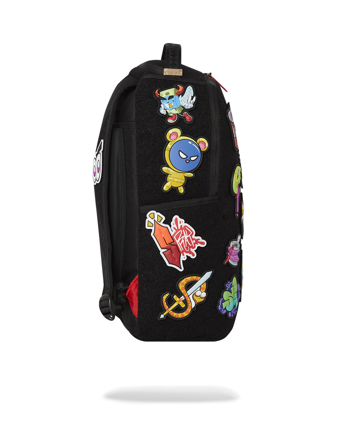 SPRAYGROUND® BACKPACK TRANCE PARTY PATCHES BACKPACK (23 VELCRO REMOVABLE PATCHES)
