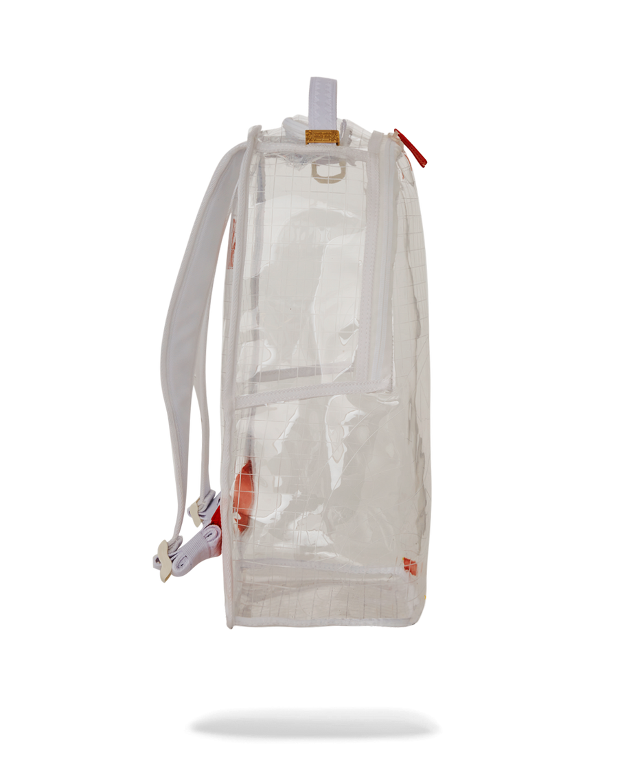 SPRAYGROUND® BACKPACK CLEAR VISION SHARKS IN PARIS - 100% ALL CLEAR DLX BACKPACK