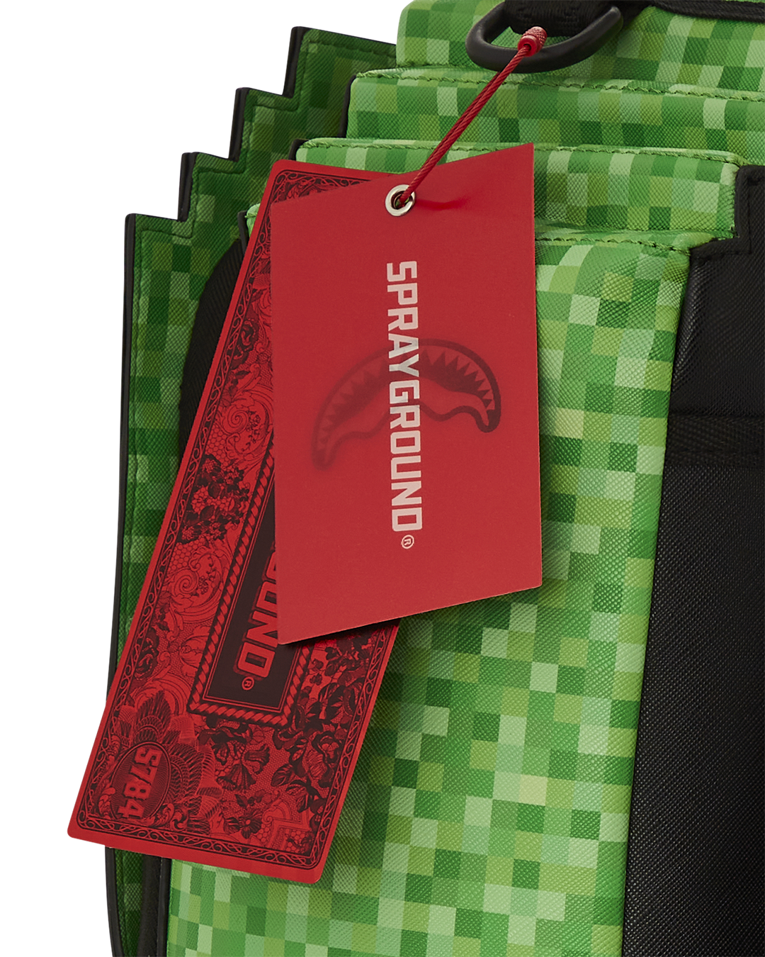 SPRAYGROUND® BACKPACK MINECRAFT CREEPER SHARK BACKPACK