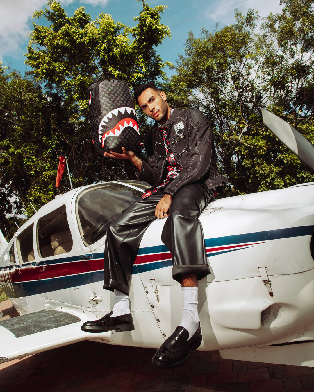 SPRAYGROUND® BACKPACK ATOMIC VAPOR SHARK BACKPACK