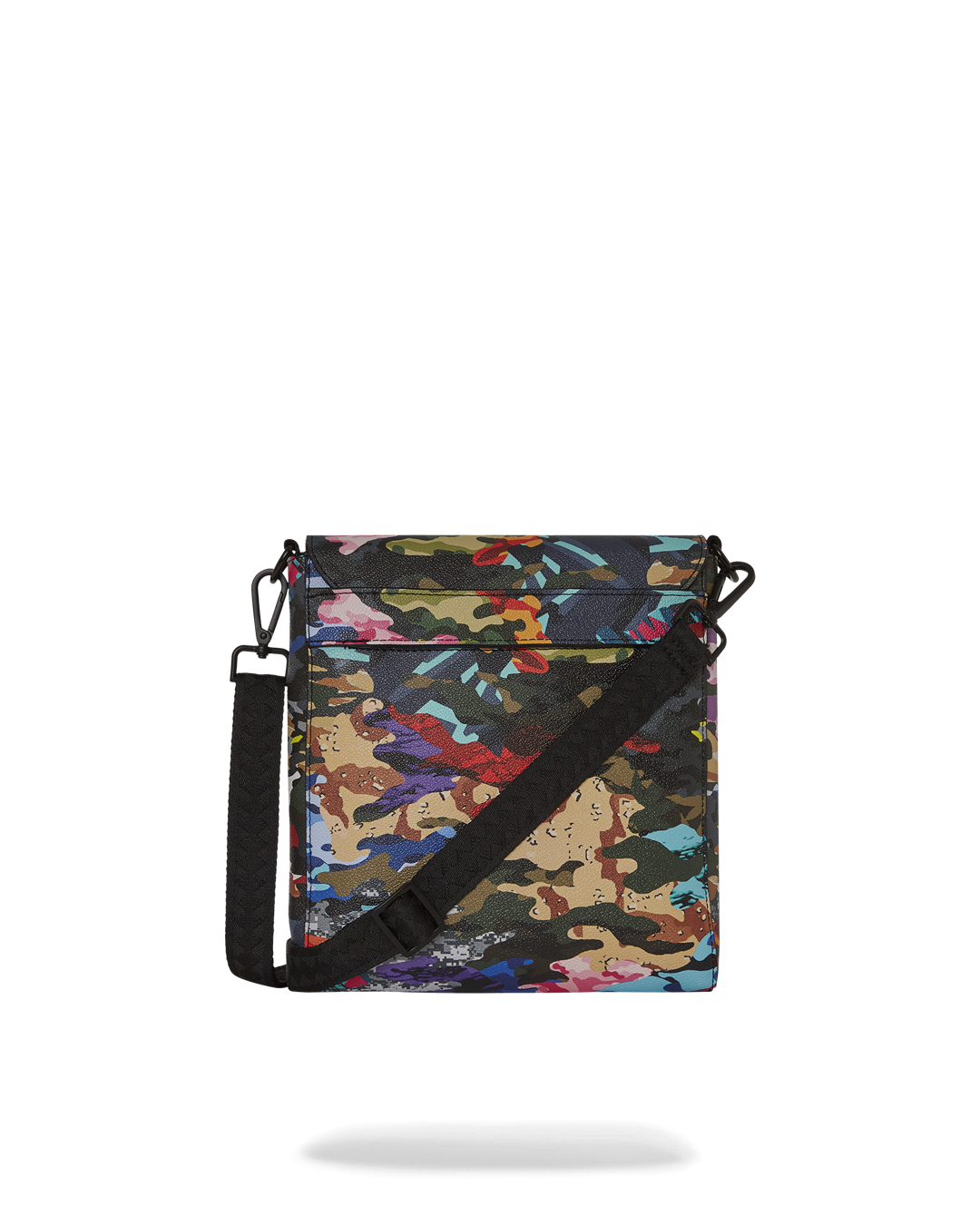 SPRAYGROUND® SLING SLICED AND DICED CAMO MESSENGER SLING BAG