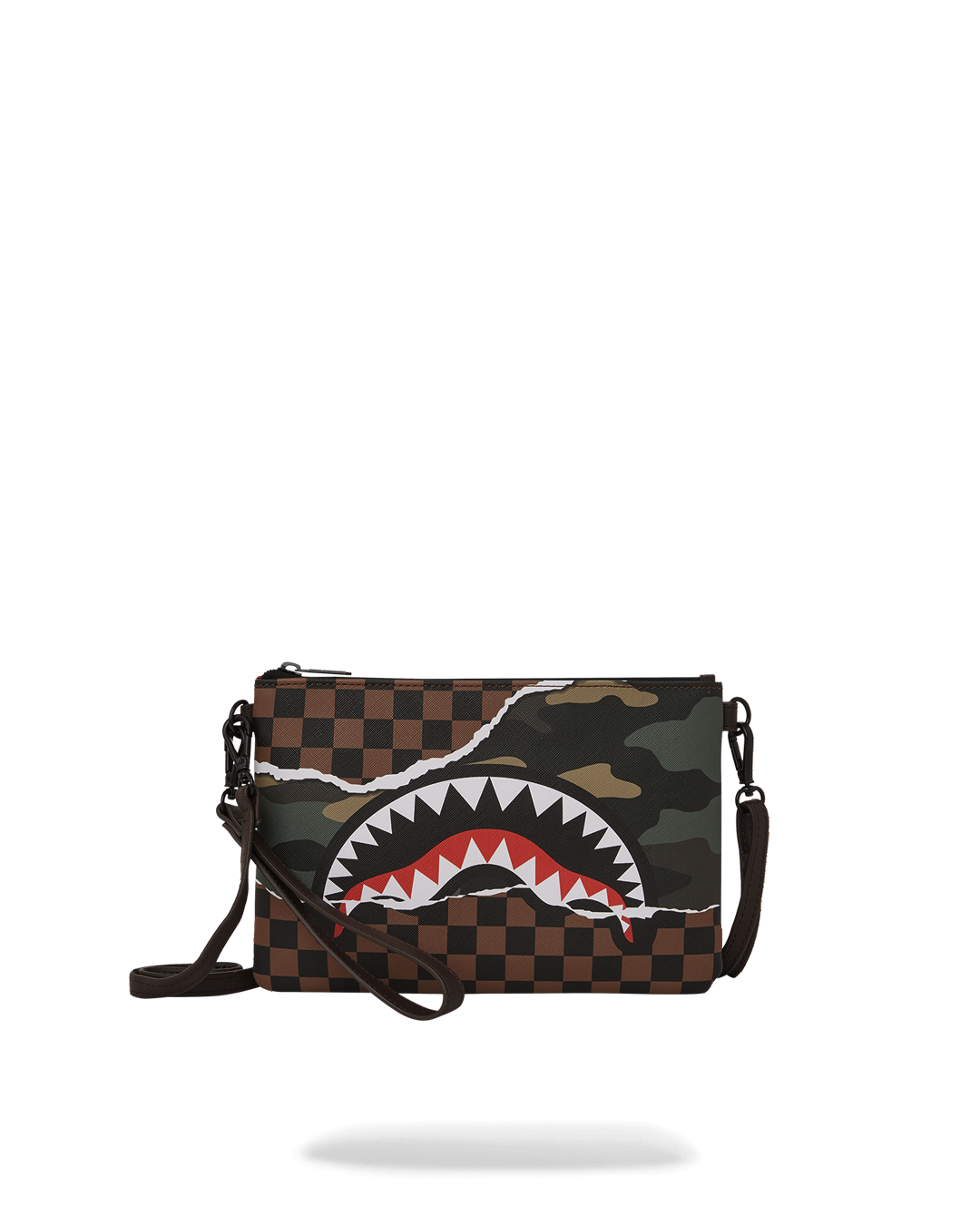 SPRAYGROUND® POUCHETTE TEAR IT UP CAMO CROSSOVER CLUTCH