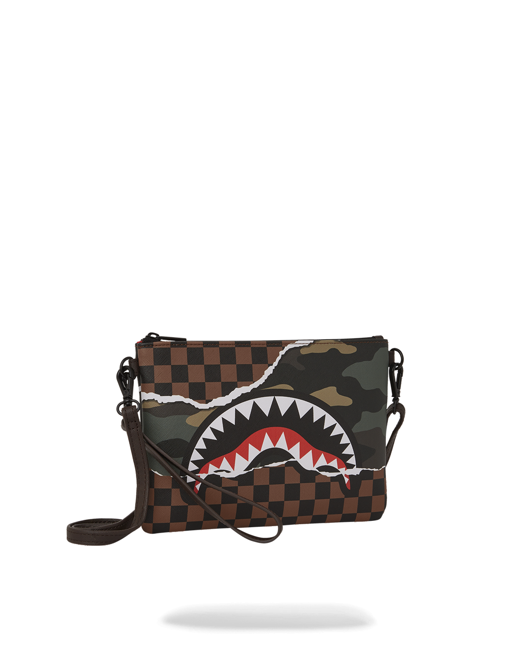 SPRAYGROUND® POUCHETTE TEAR IT UP CAMO CROSSOVER CLUTCH