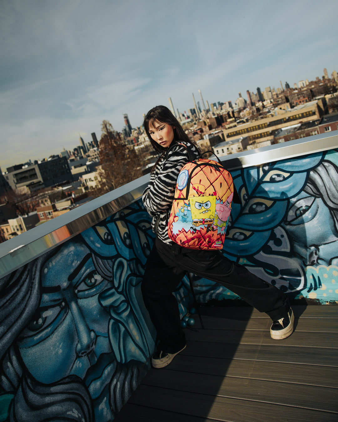 SPRAYGROUND® BACKPACK DON'T MESS WITH THE SPONGEBOB DLXSR BACKPACK
