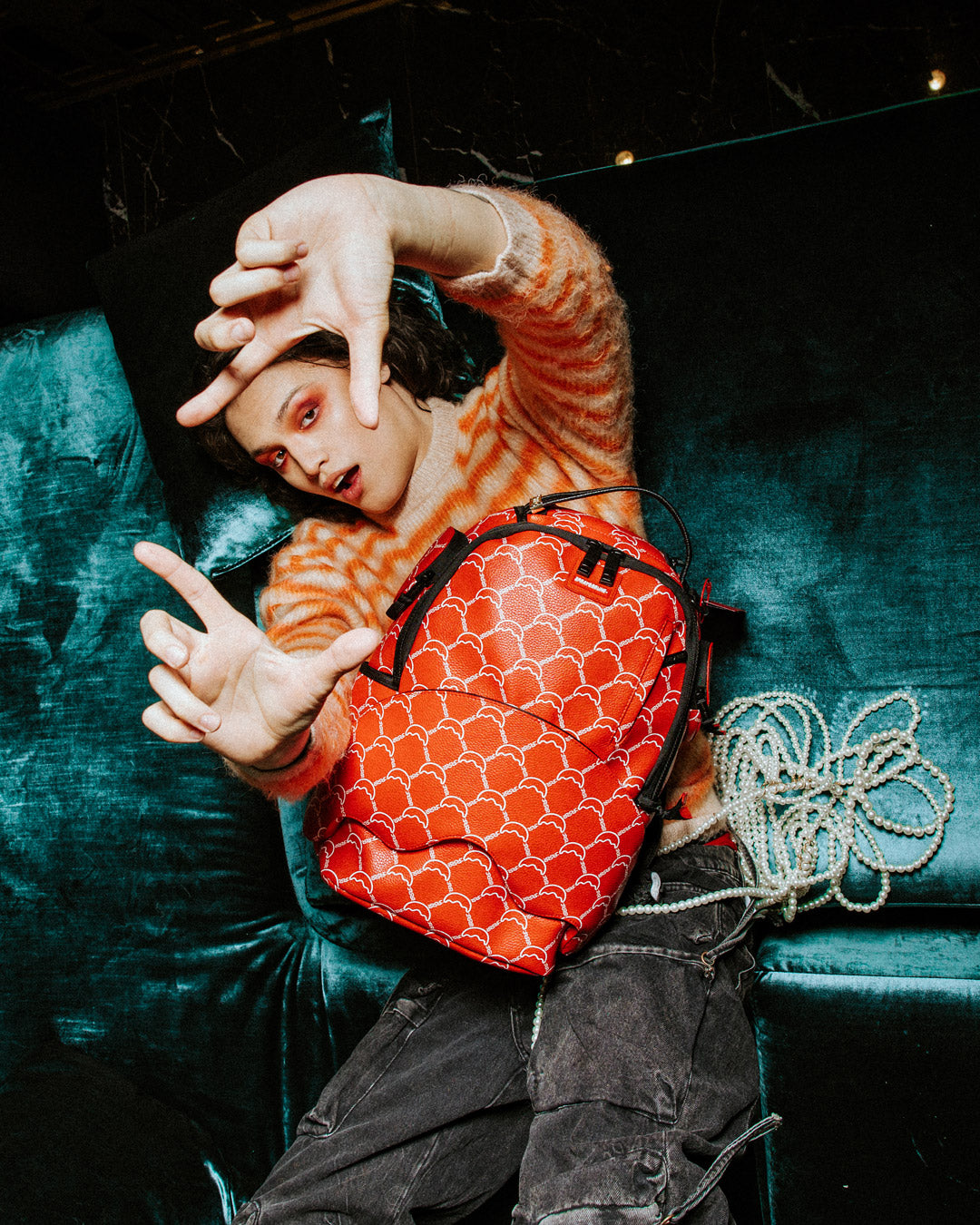 SPRAYGROUND® BACKPACK SHARKGRAM DLXSV BACKPACK