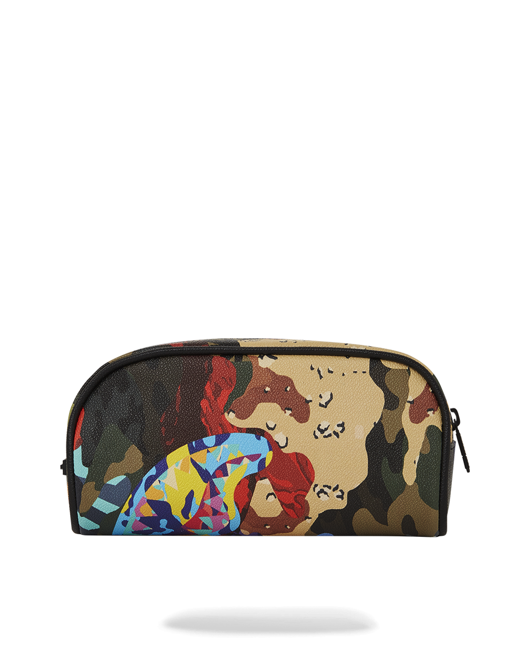 SPRAYGROUND® POUCH SLICED AND DICED CAMO POUCH