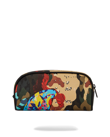 SPRAYGROUND® POUCH SLICED AND DICED CAMO POUCH