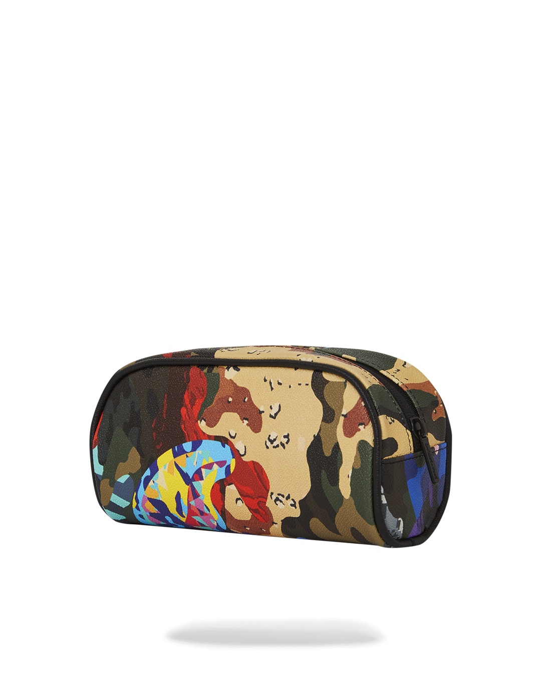 SPRAYGROUND® POUCH SLICED AND DICED CAMO POUCH