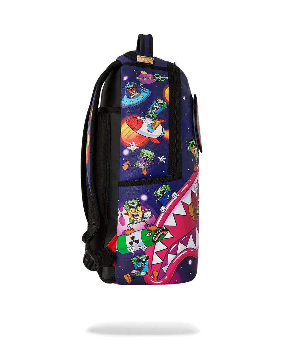 SPRAYGROUND® BACKPACK MONEY BOYS SPLIT CRAZY EYES - 6 REMOVABLE VELCRO EYE PATCHES