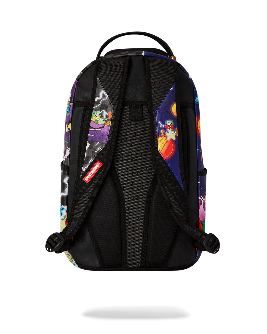SPRAYGROUND® BACKPACK MONEY BOYS SPLIT CRAZY EYES - 6 REMOVABLE VELCRO EYE PATCHES
