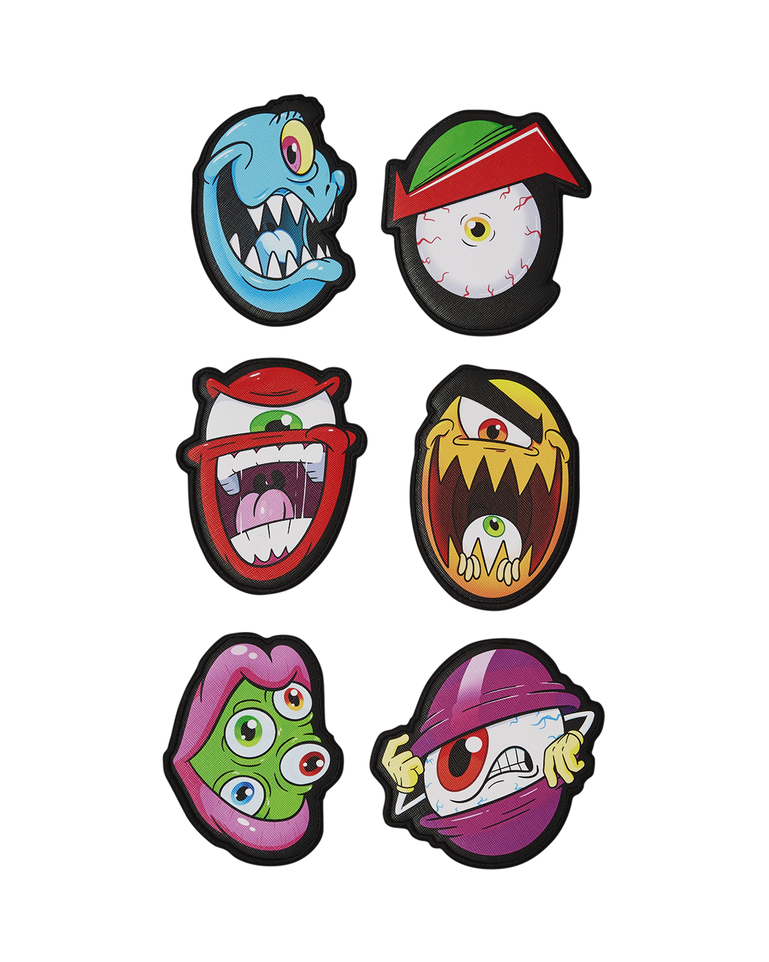 SPRAYGROUND® BACKPACK MONEY BOYS SPLIT CRAZY EYES - 6 REMOVABLE VELCRO EYE PATCHES