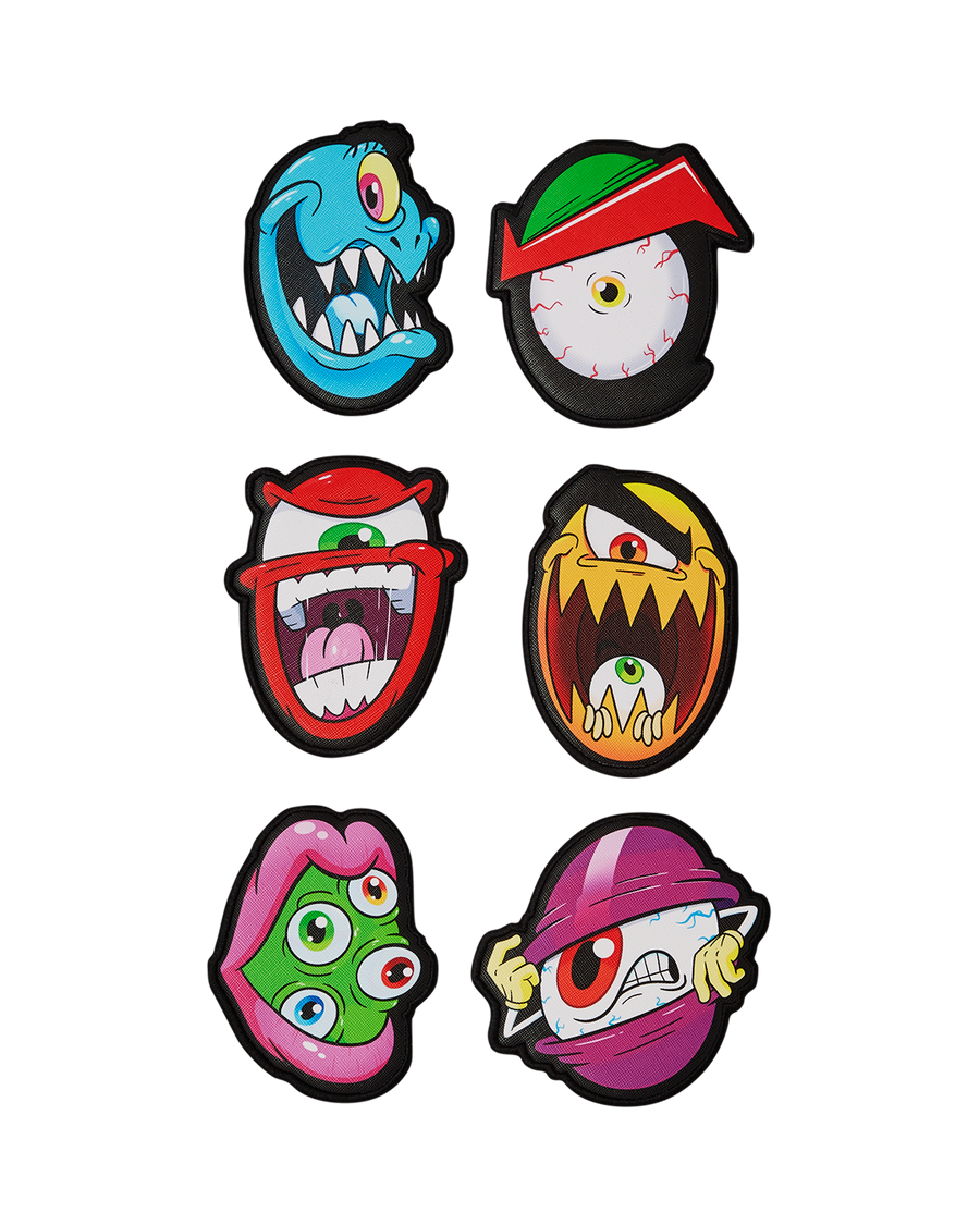 SPRAYGROUND® BACKPACK MONEY BOYS SPLIT CRAZY EYES - 6 REMOVABLE VELCRO EYE PATCHES