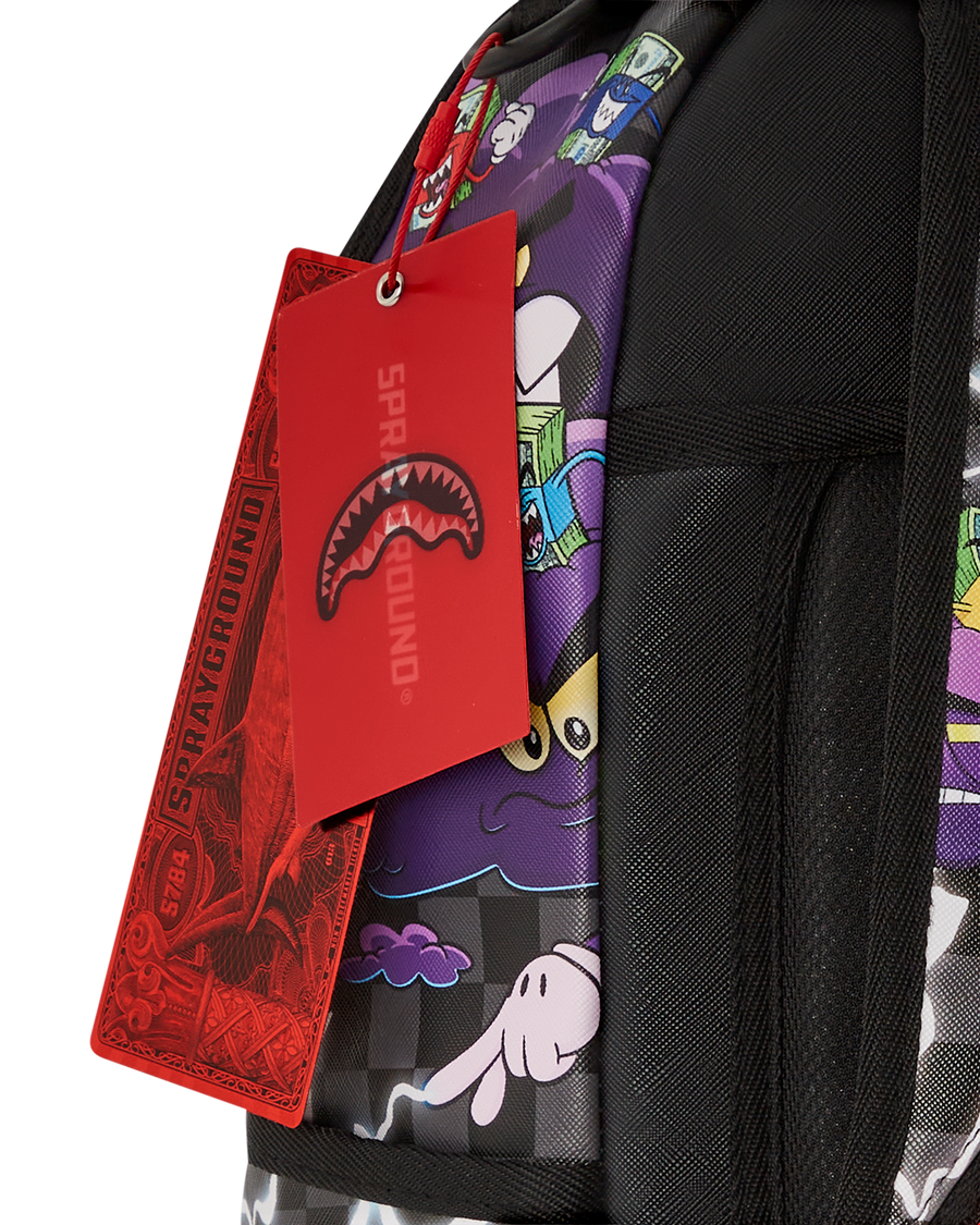 SPRAYGROUND® BACKPACK MONEY BOYS SPLIT CRAZY EYES - 6 REMOVABLE VELCRO EYE PATCHES