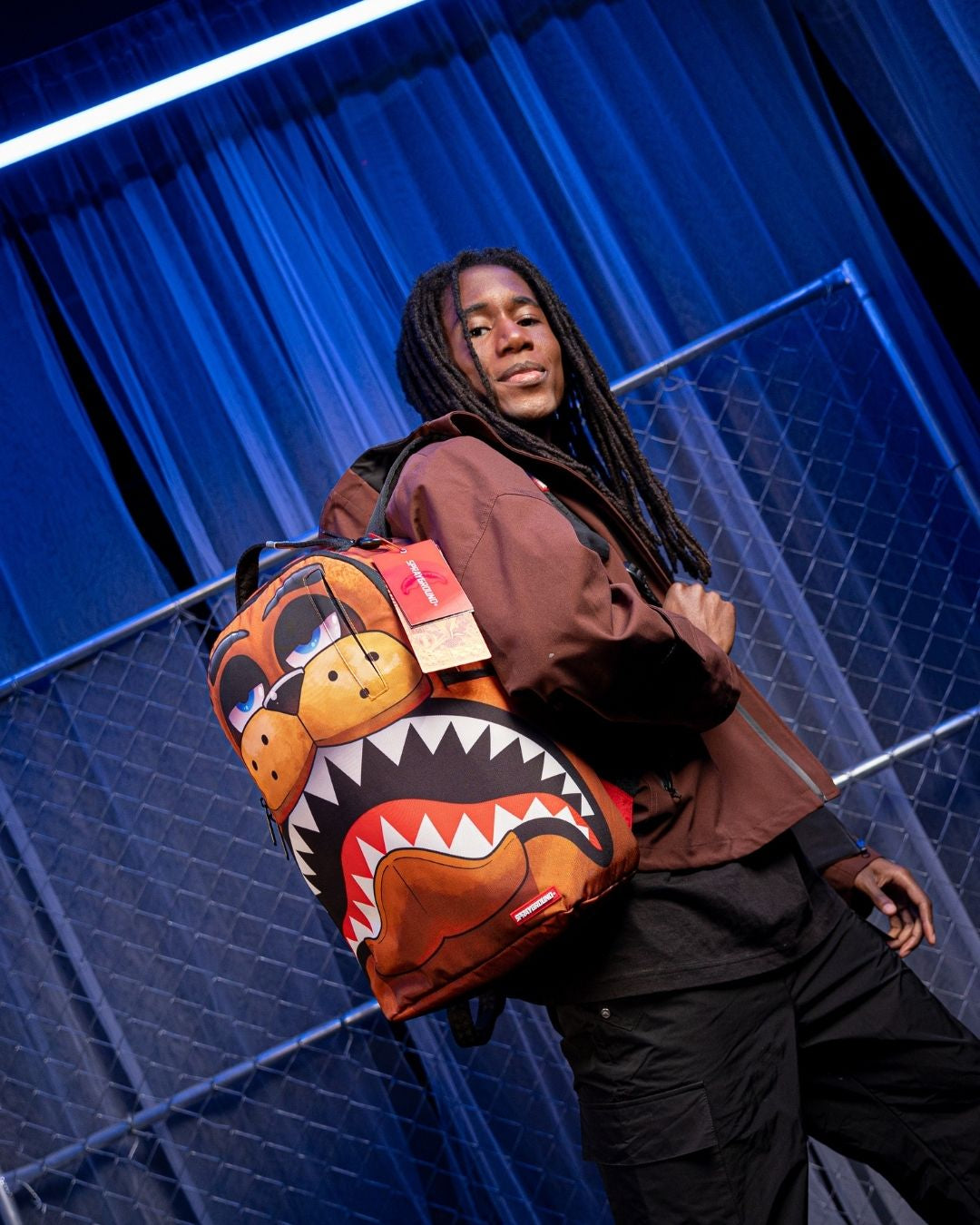 SPRAYGROUND® BACKPACK FIVE NIGHTS AT FREDDY'S SHARK DLXSR BACKPACK