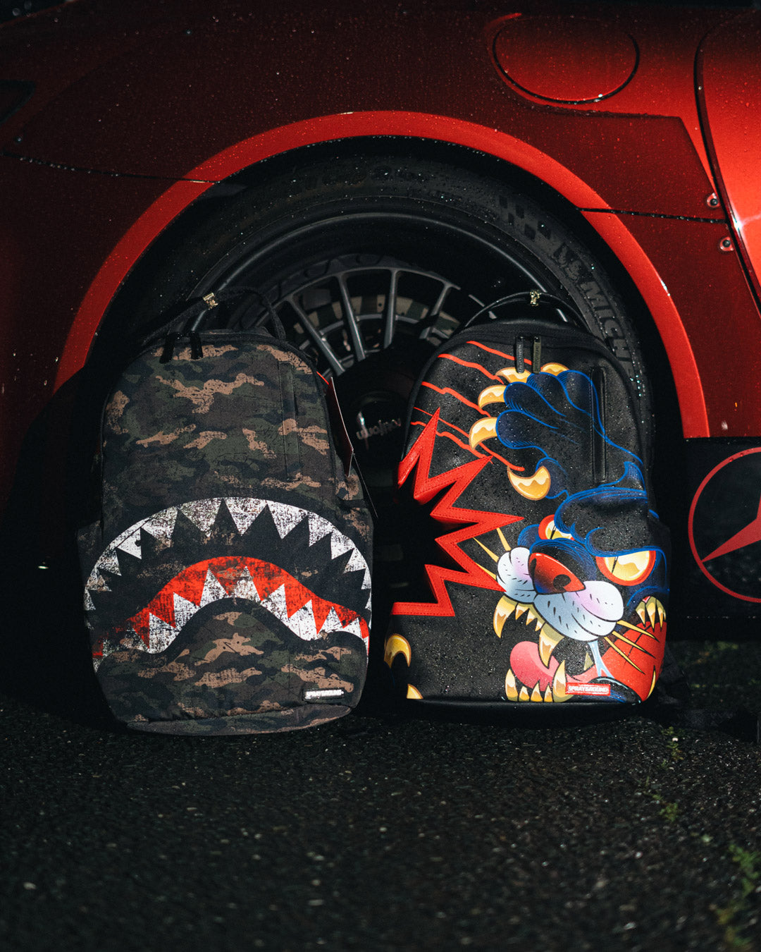 SPRAYGROUND® BACKPACK FEEDING FRENZY SIDE BITE BACKPACK