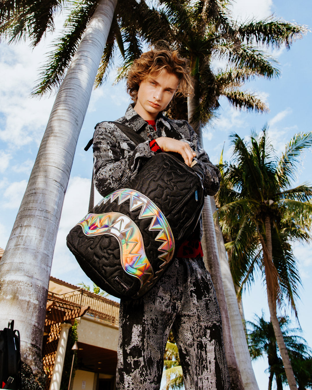 SPRAYGROUND® BACKPACK HYPER QUILT ELECTRON DLXS BACKPACK