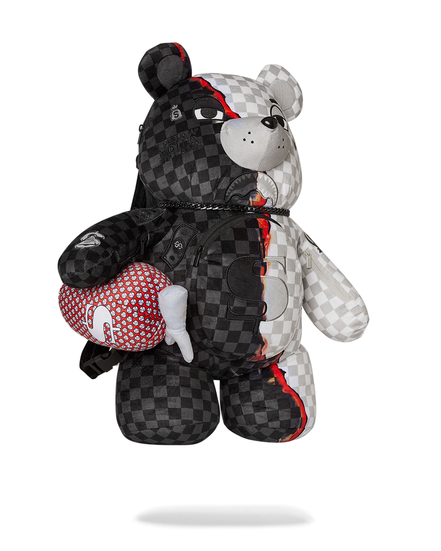 SPRAYGROUND® BACKPACK RING OF FIRE MONEYBEAR TEDDYBEAR BACKPACK