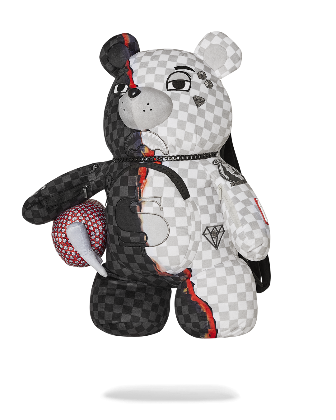 SPRAYGROUND® BACKPACK RING OF FIRE MONEYBEAR TEDDYBEAR BACKPACK