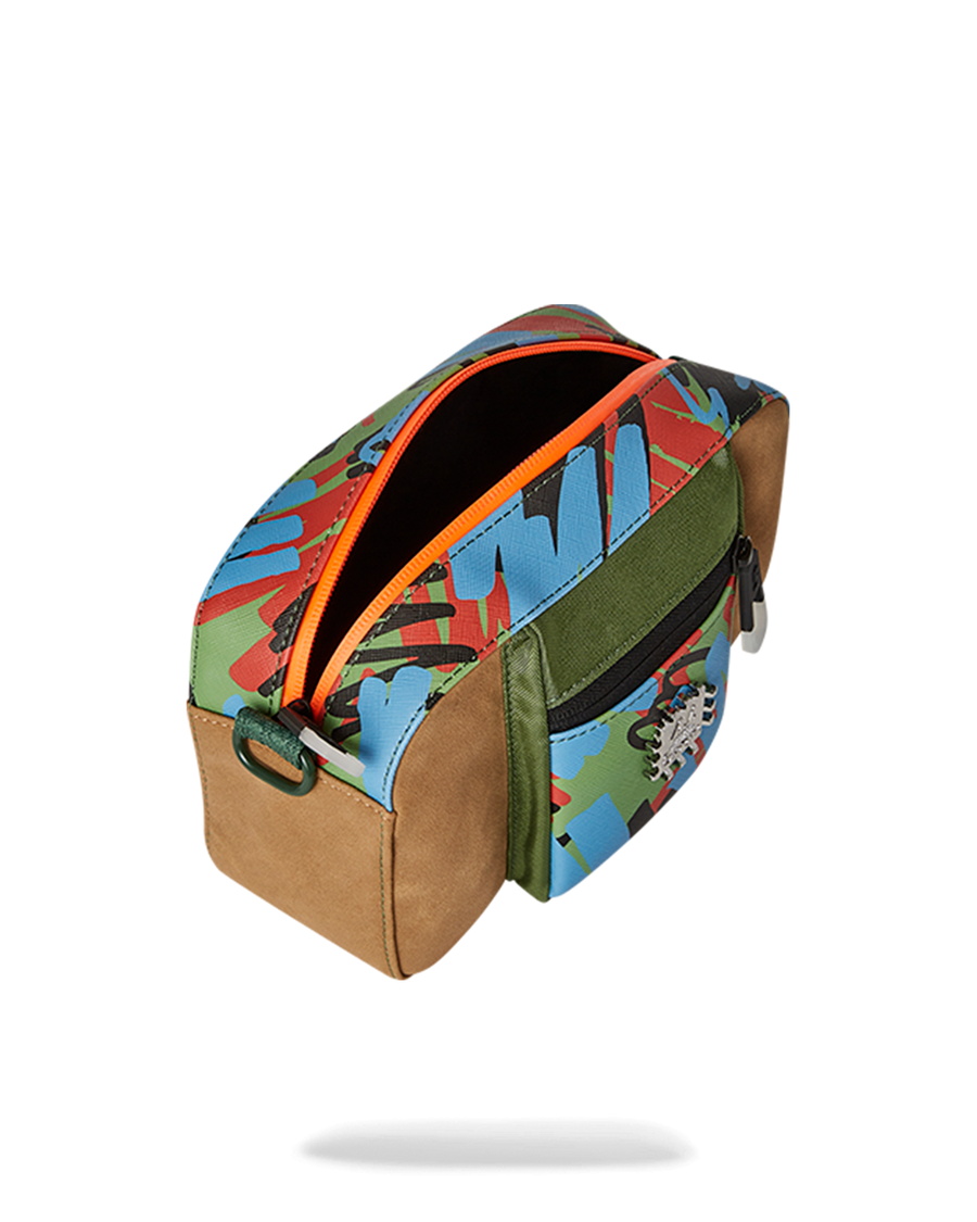 SPRAYGROUND® TOILETRY A.I. SPECIAL OPS BRICKSIDE TOILETRY MESSENGER BAG