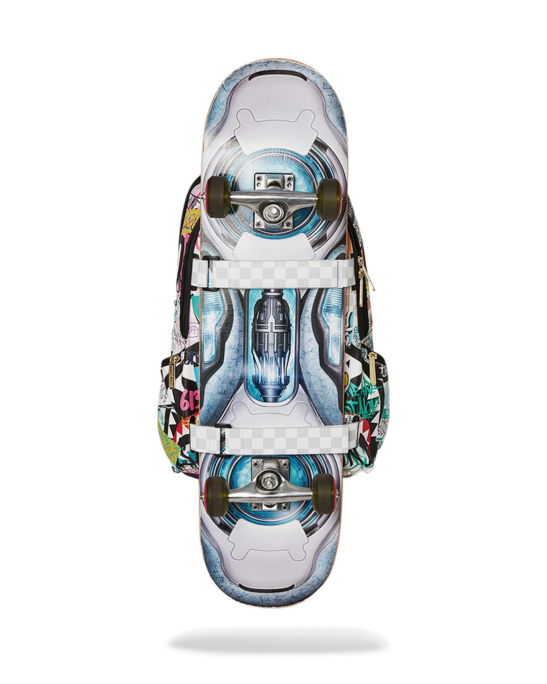 CREATE ANOTHER DAY SKATEBOARD-STRAP BACKPACK – SPRAYGROUND® CREATE ANOTHER DAY SKATEBOARD-STRAP BACKPACK – SPRAYGROUND®