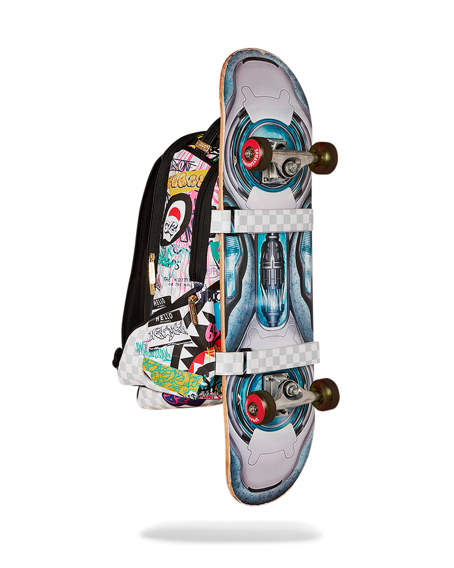 SPRAYGROUND® BACKPACK CREATE ANOTHER DAY SKATEBOARD-STRAP BACKPACK