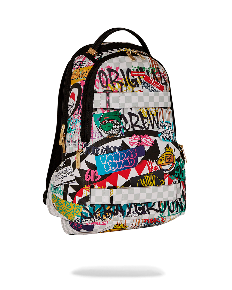 SPRAYGROUND® BACKPACK CREATE ANOTHER DAY SKATEBOARD-STRAP BACKPACK