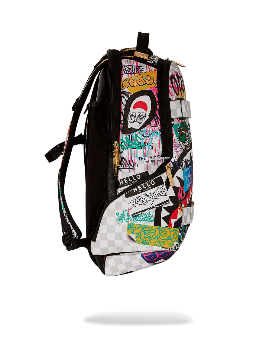 SPRAYGROUND® BACKPACK CREATE ANOTHER DAY SKATEBOARD-STRAP BACKPACK