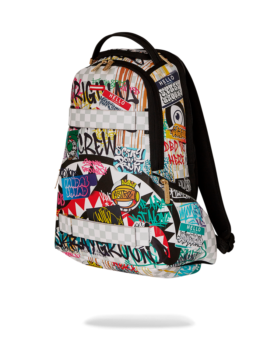 SPRAYGROUND® BACKPACK CREATE ANOTHER DAY SKATEBOARD-STRAP BACKPACK