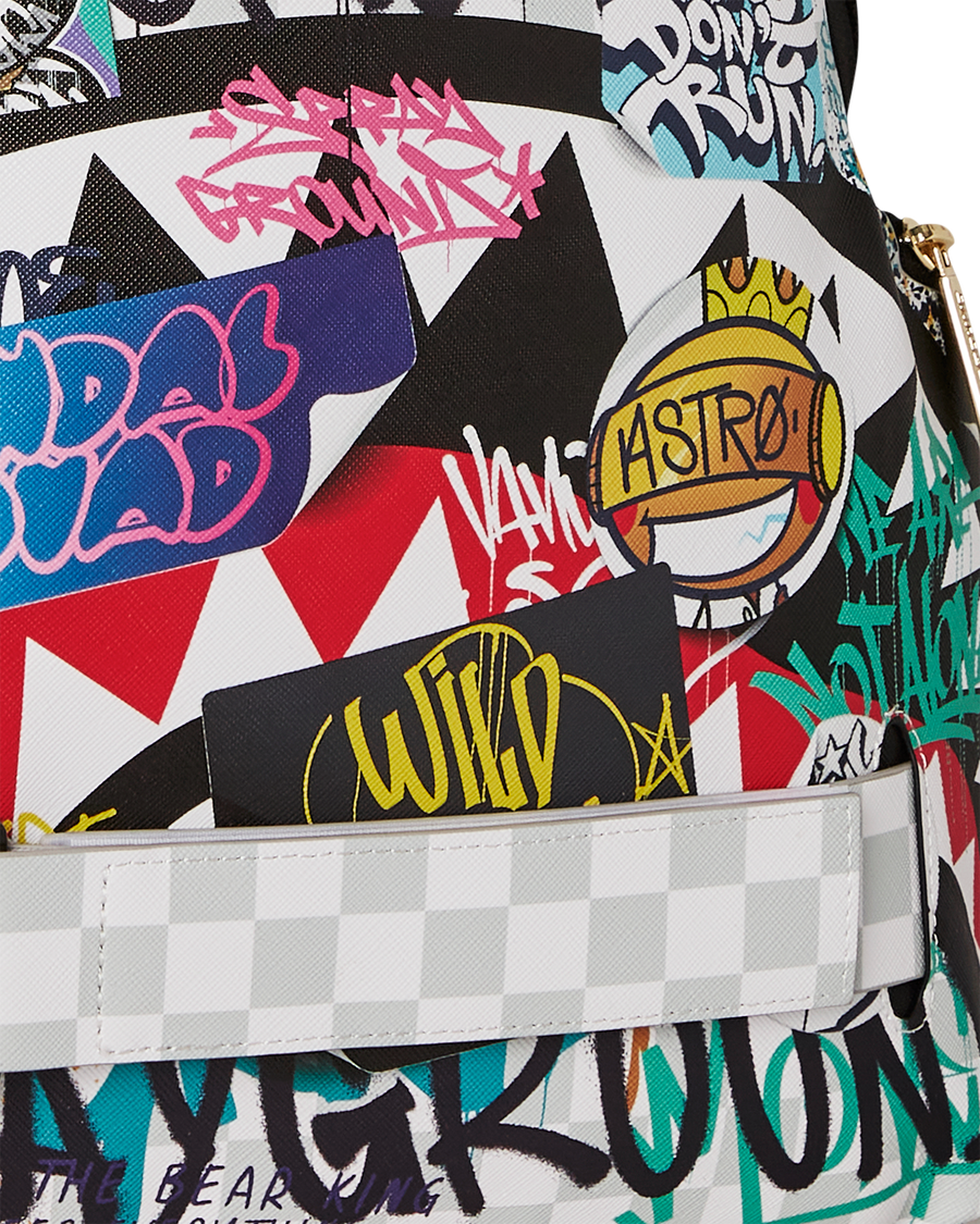 SPRAYGROUND® BACKPACK CREATE ANOTHER DAY SKATEBOARD-STRAP BACKPACK