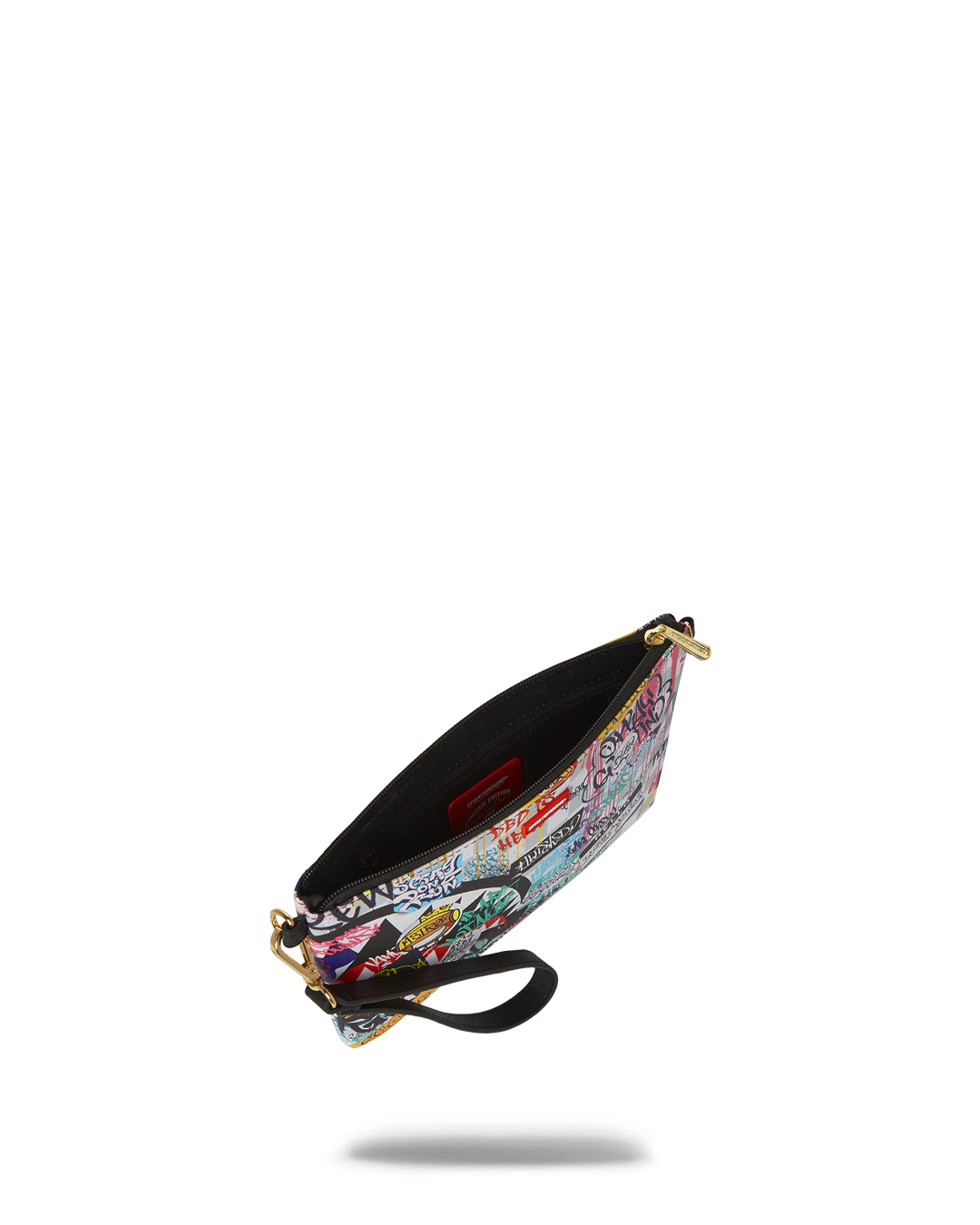 SPRAYGROUND® POUCHETTE CREATE ANOTHER DAY CROSSOVER CLUTCH W/ SHOULDER STRAP