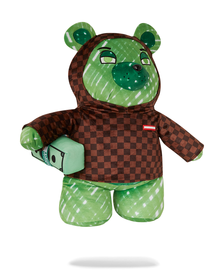 SPRAYGROUND® BACKPACK SHARKS IN PARIS FADE AWAY HOODIE MONEYBEAR TEDDYBEAR BACKPACK