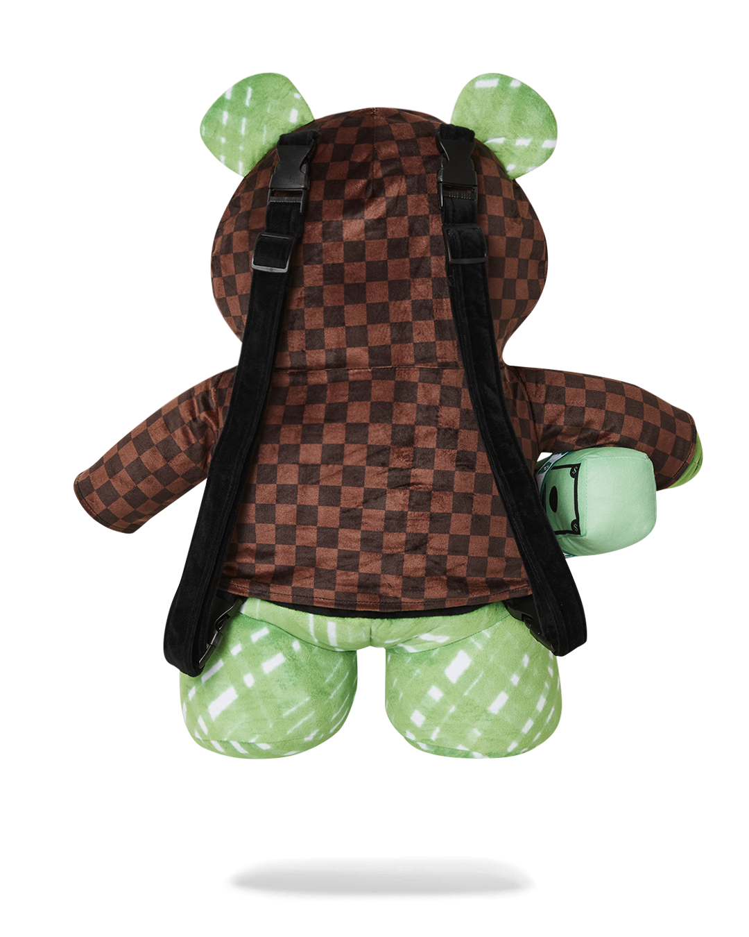 SPRAYGROUND® BACKPACK SHARKS IN PARIS FADE AWAY HOODIE MONEYBEAR TEDDYBEAR BACKPACK