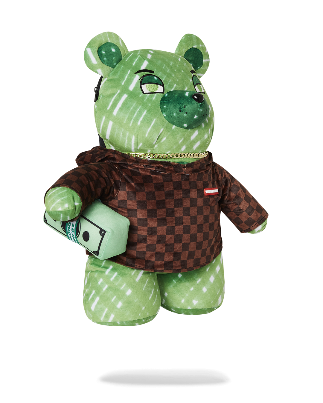 SPRAYGROUND® BACKPACK SHARKS IN PARIS FADE AWAY HOODIE MONEYBEAR TEDDYBEAR BACKPACK
