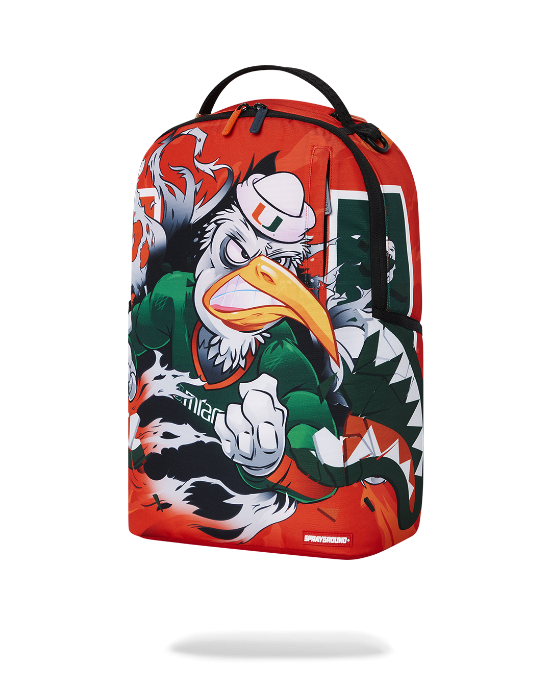 UNIVERSITY OF MIAMI CLAP BACK DLXSR BACKPACK SPRAYGROUND university-of-miami-clap-back-dlxsr-backpack-sprayground