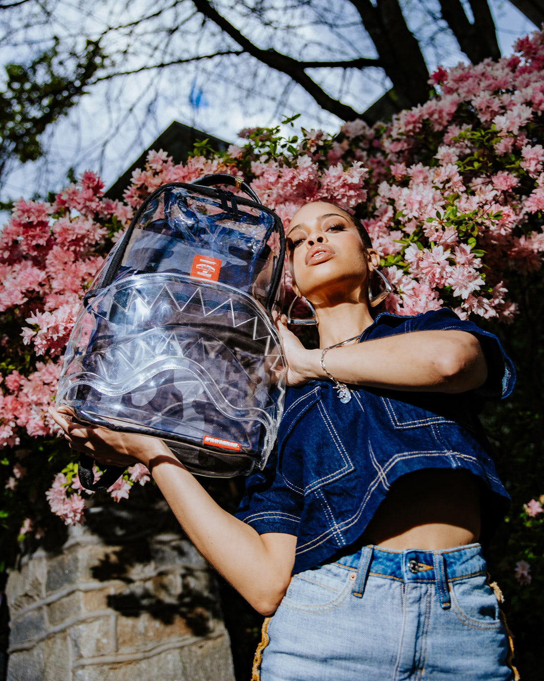 SPRAYGROUND® BACKPACK CLEAR AS NIGHT - CLEAR DLX BACKPACK