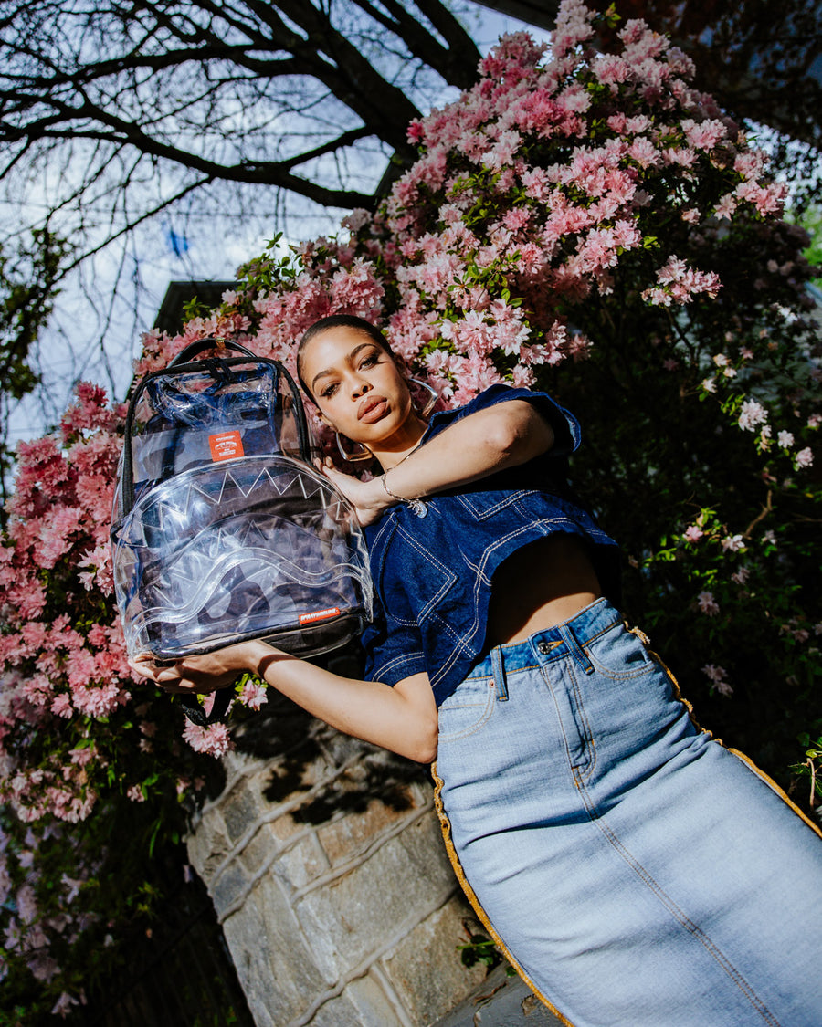 SPRAYGROUND® BACKPACK CLEAR AS NIGHT - CLEAR DLX BACKPACK