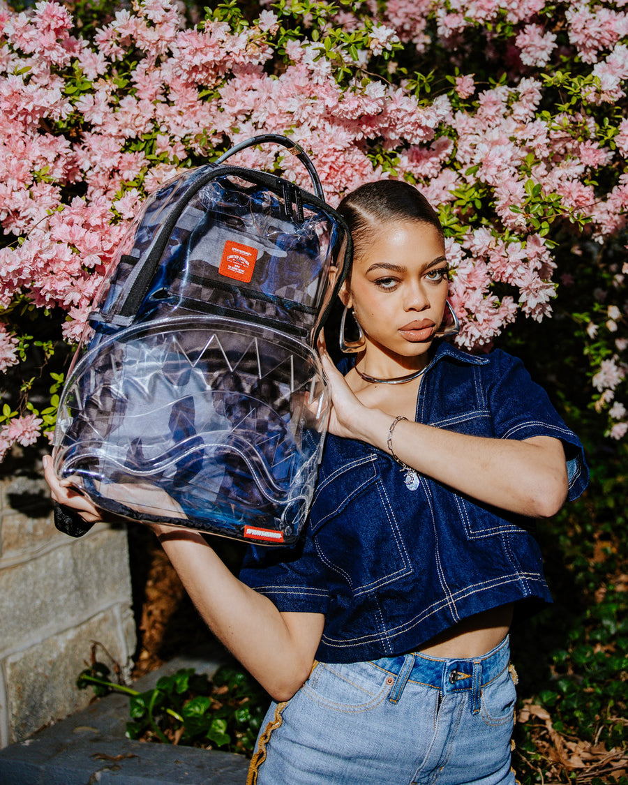 SPRAYGROUND® BACKPACK CLEAR AS NIGHT - CLEAR DLX BACKPACK