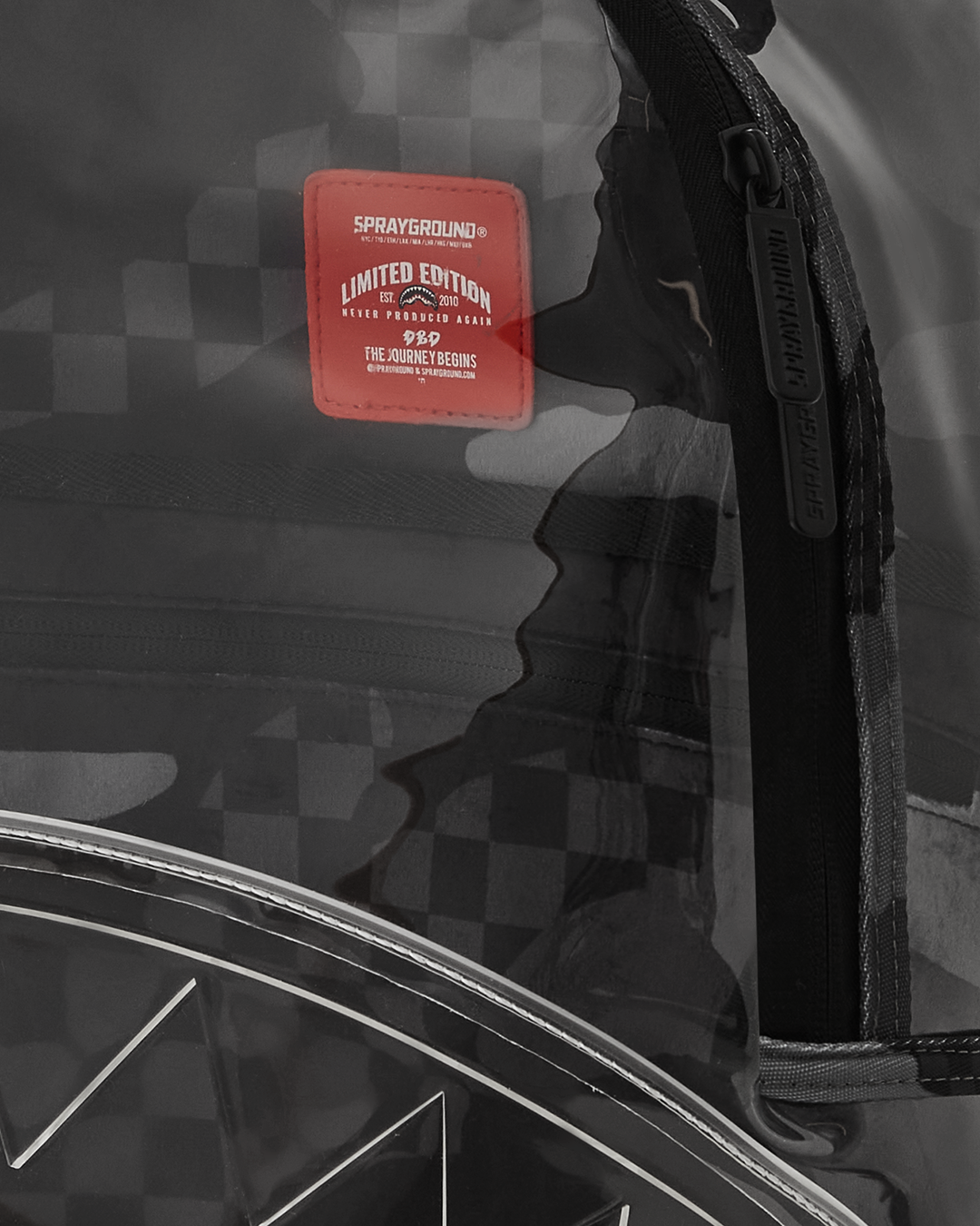 SPRAYGROUND® BACKPACK CLEAR AS NIGHT - CLEAR DLX BACKPACK