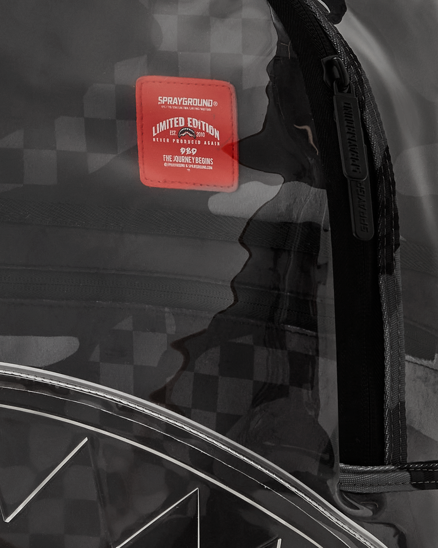 SPRAYGROUND® BACKPACK CLEAR AS NIGHT - CLEAR DLX BACKPACK