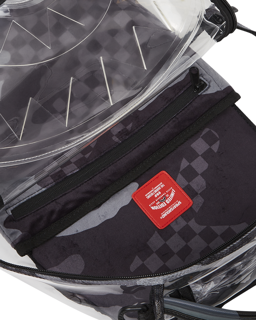 SPRAYGROUND® BACKPACK CLEAR AS NIGHT - CLEAR DLX BACKPACK