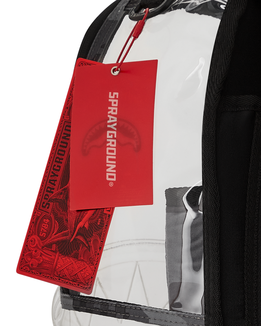 SPRAYGROUND® BACKPACK CLEAR AS NIGHT - CLEAR DLX BACKPACK