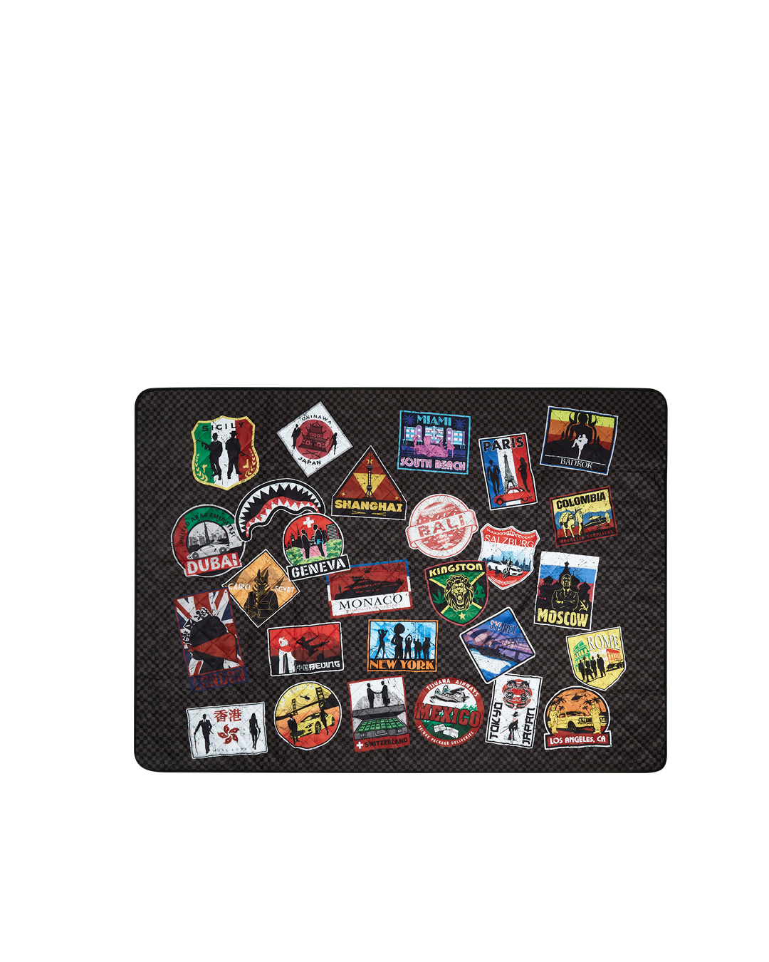 GLOBAL MOGUL UNLIMITED MILES PACKABLE BEACH MAT BLANKET GLOBAL MOGUL UNLIMITED MILES PACKABLE BEACH MAT BLANKET